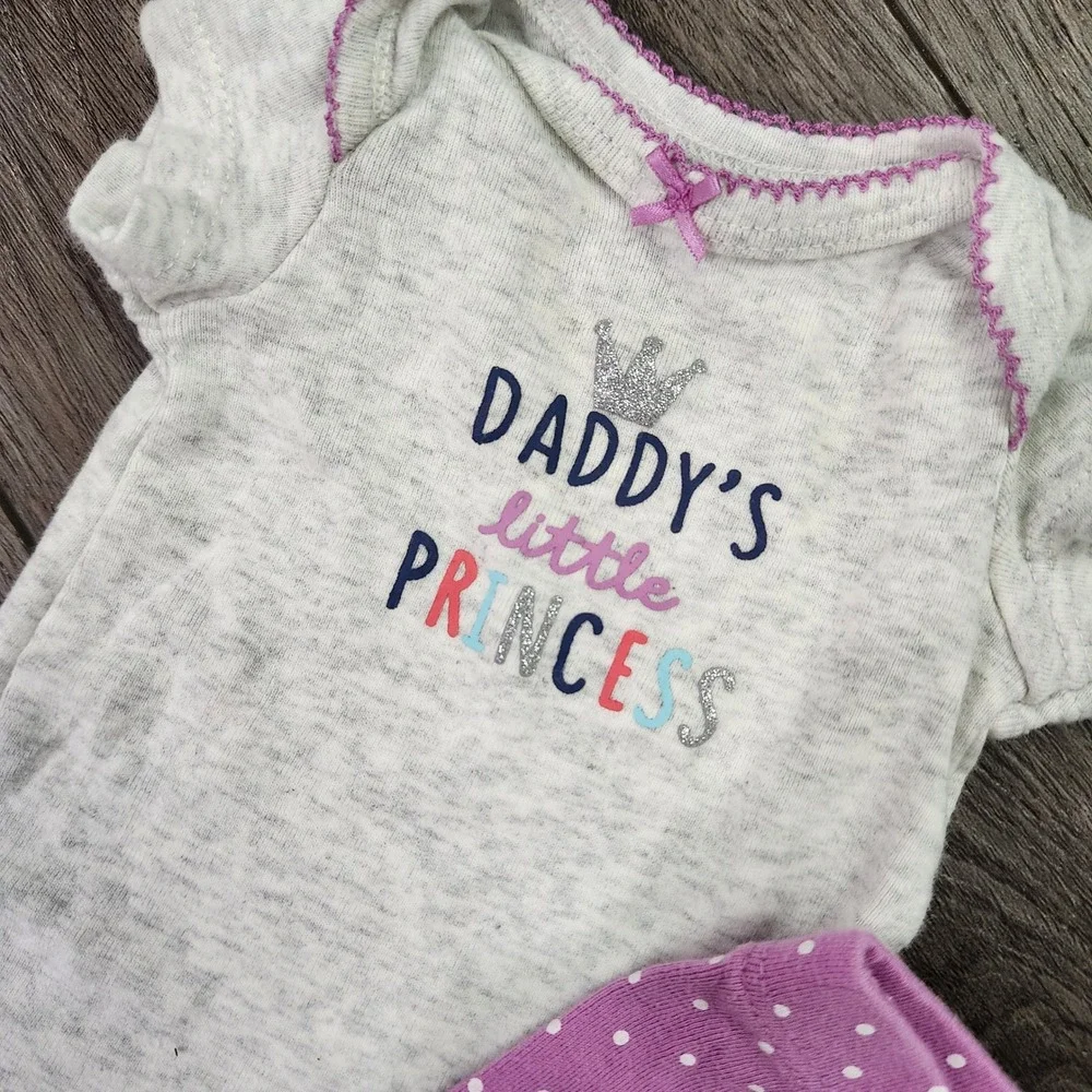 Newborn baby girl clothing lot 9 pieces bodysuits &‎ leggings NB